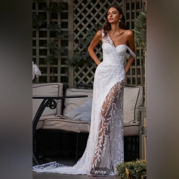 New Boho Lace Wedding Dress